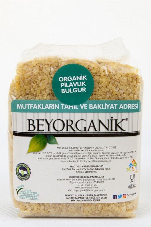 Organik Pilavlık Bulgur Doğal ve